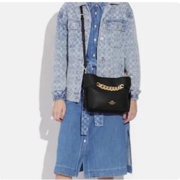 🌟NEW🌟 AUTHENTIC COACH Andy Chain Crossbody - Picture 4 of 13